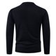 thumbnail image 4 of pstuiky camisa de manga larga para hombre, Suéter de punto de manga larga con media cremallera y cuello informal de color liso para hombre Tops casuales para hombres m, 4 of 5