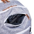 thumbnail image 4 of adidas Excel 6 Backpack, Jersey Grey/Onix Grey/Rose Gold, One Size, 4 of 5