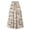 Beige, variant on Women’s High Waist Tiered Long Skirt with Drawstring Floral Print Elastic Waistband Lightweight Flowing Design Beige L