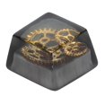 thumbnail image 2 of Resin Keycap HandMade CorrosionResistant Universal Mechanical Keyboard Accessories(Black Gear ), 2 of 4