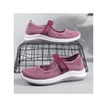 thumbnail image 5 of Gomelly Women Flats Comfort Casual Shoe Mesh Sneakers Non-Slip Mary Jane Sports Work Walking Shoes Purple 8, 5 of 7