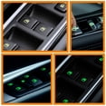 thumbnail image 4 of 4 hojas de pegatinas para botones de coche, pegatinas adhesivas fluorescentes que brillan para el coche, 4 of 6