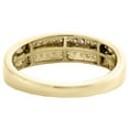 thumbnail image 6 of 14K Yellow Gold Solitaire Diamond Trio Set Flower Bridal + Wedding Rings 0.87 Ct, 6 of 7
