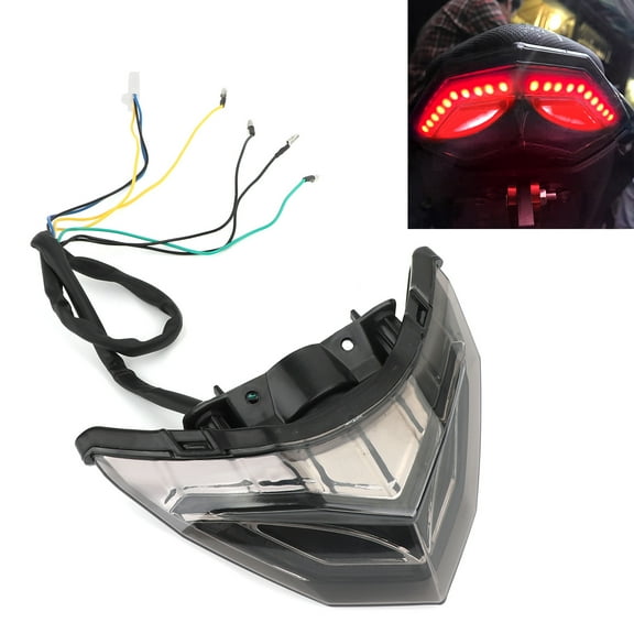 Rear Brake Turn Signals Taillight for KAWASAKI Ninja 250 300 2013-2017