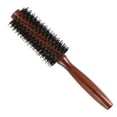 thumbnail image 1 of Unique Bargains Nylon Poils Ronds Friser Cheveux Peigne Sergé pour Cheveux Séchage Coiffage Brun M Taille 12 Rangée 8,66', 1 of 7