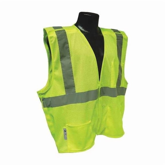 Radians 3XL High Visibility Vest, Silver SV4GM3X