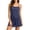 Blue, variant on Dvprdro Modal Pajama Set for Women Built in Shelf Bra Camisole Top with Loose Fit Shorts 2 Piece Sleepwear