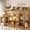 Walnut, variant on Noble House Nerwin Full Size Solid Wood Loft Bed with Built-in Desk, Storage Shelves and LED Lighting, Walnut