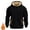 ZA-Black mens hoodies, variant on DIOAZUD Men's Pullover Hoodie Thick Sherpa Lined Kangaroo Pocket Winter Warm Fleece Hoodie Athletic Sweatshirts for Men