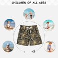 thumbnail image 6 of FORMRS Boys Swim Trunks Quick Dry Mesh Liner Boardshorts Sizes XS-XL, Golden Elegance, 6 of 7