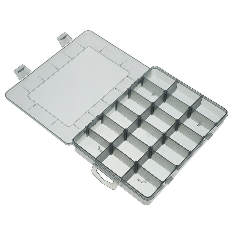 Portable Tools Organizer Box Multi Compartment Storage Box Plastic Storage  Case