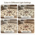 thumbnail image 7 of ODIKA 4'x6' Washable Area Rug Motif Cowboy Distressed Round Runway Themed Hooks Flowing Dynamic for Bedroom, Reading Nook, Pet Friendly & Non-Shedding, 7 of 7