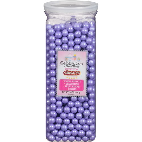Celebrations By SweetWorks Sixlets(R) 30oz-Shimmer (TM) Lavender