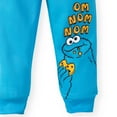 thumbnail image 5 of Sesame Street Elmo Cookie Monster Oscar the Grouch Infant Baby Boys Fleece 3 Pack Pants Infant to Little Kid, 5 of 5