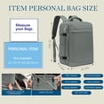 thumbnail image 2 of Mochila de viaje Lossga para Spirit Airlines 45x35x20 cm con USB, 2 of 7