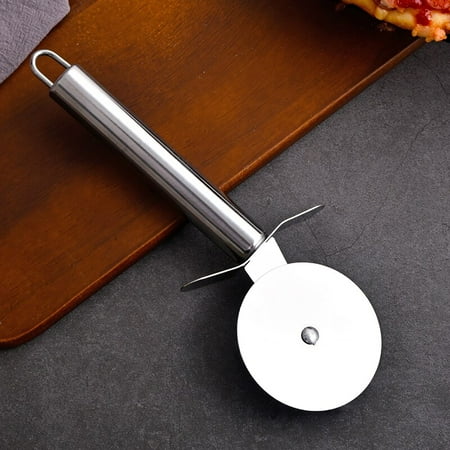

Stainless Steel Cutter with 7.5 Cm Diameter Wheels for Pizza Cutter or Cutting Tools for Cakes Waffles and Cookies