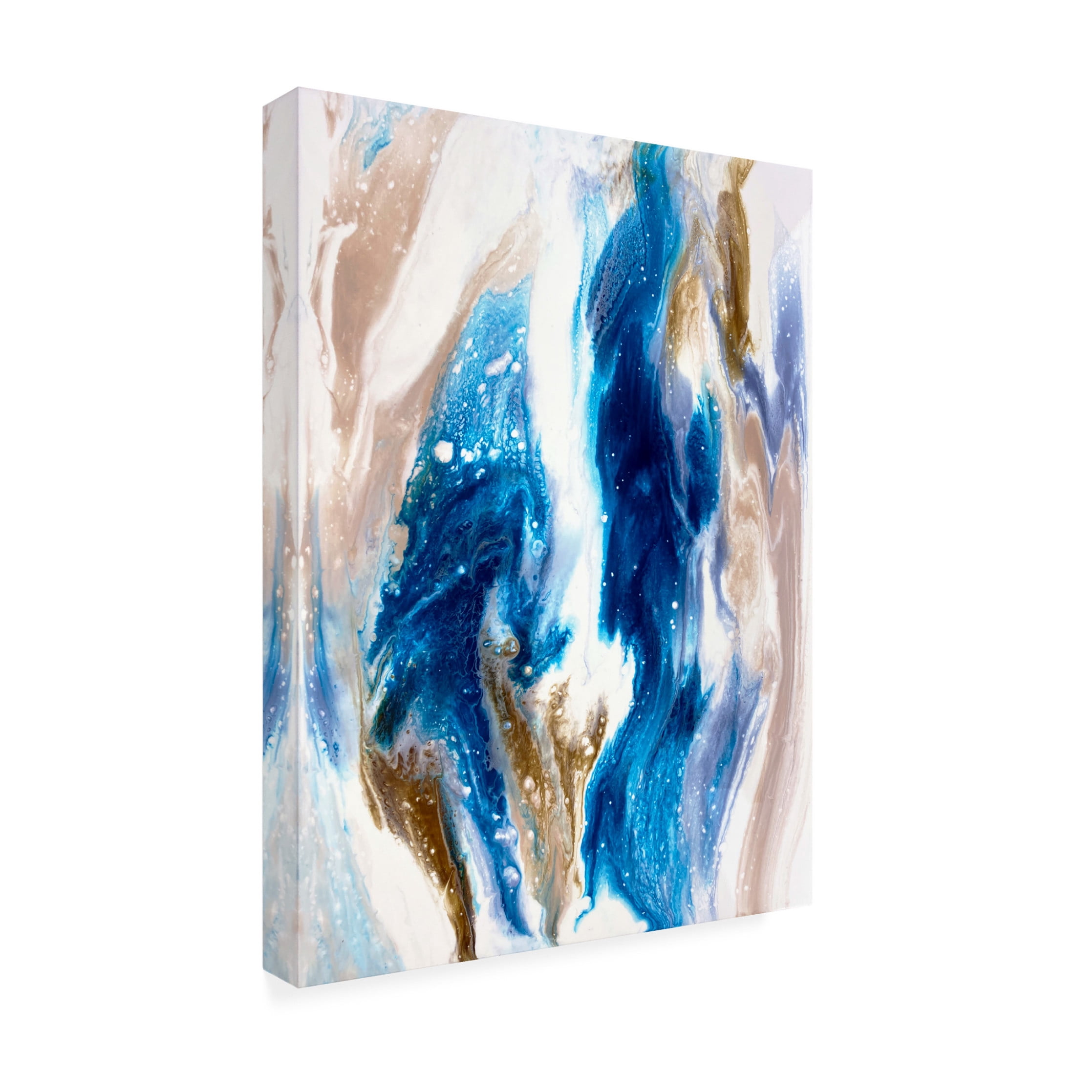 Trademark Fine Art Alyson Storms  Sapphire Wave Canvas Wall Art