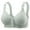Green, variant on Wireless Backless Bra for Women Seamless Comfort with Convertible Transparent Straps and No Padding Design Green 42