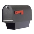 thumbnail image 5 of Titan Steel Curbside Mailbox with Newspaper Tube and Tacoma Mailbox Post, 5 of 7