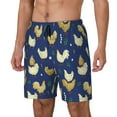thumbnail image 2 of Fotbe Funny Chicken Men’s Swim Trunks Quick Dry Swim Shorts Board Shorts with Mesh Lining-, 2 of 9