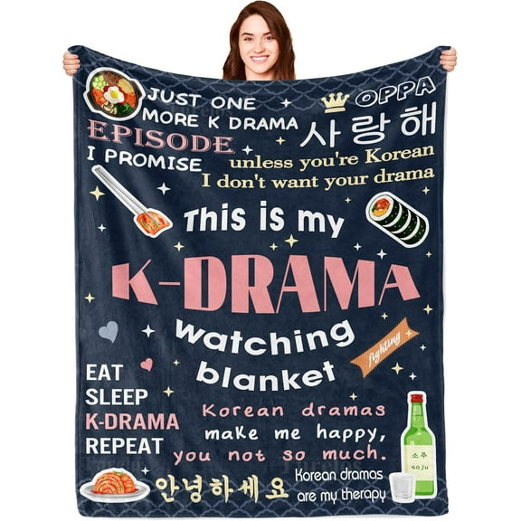 Korean Drama Gifts, Korean Gifts for Women, K Drama Gifts for Women, Kdrama Merch, K Drama, Korean Drama Blanket, Korean Blanket, K Pop Gifts Teen Girl
