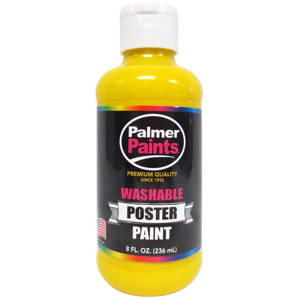 Washable Poster Paint 8ozYellow