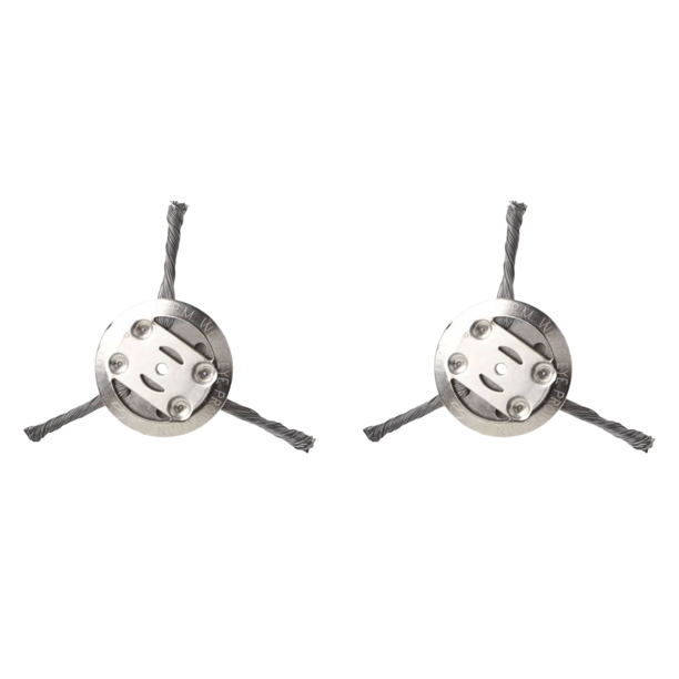 Césped Cabezales Accesorios para Desbrozadora (3 Cortadores)