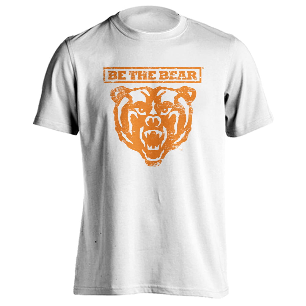 Mercer University Bears MU Bear Down Slogan Distressed Logo Short Sleeve T-Shirt 