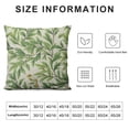 thumbnail image 5 of Jiayy  Farmhouse Throw Pillow Covers, Country Rustic Green Leaves Pattern Printed Home Decorations, Cushion Cases for Bed Couch Sofa Car, 5 of 5