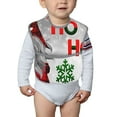 thumbnail image 6 of Bingfone Mess-Proof Baby Bib - Waterproof Bib For Baby Boy Or Girl With Food Catcher Pocket, Unisex-Cute Santa, 6 of 8