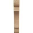 thumbnail image 2 of 3"W x 6"D x 18"H Thin New Brighton Rough Cedar Woodgrain TimberThane Corbel, Primed Tan, 2 of 6
