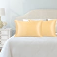 thumbnail image 3 of MesaSe Satin Pillowcases Set of 2  with Envelope Closure White, 3 of 7