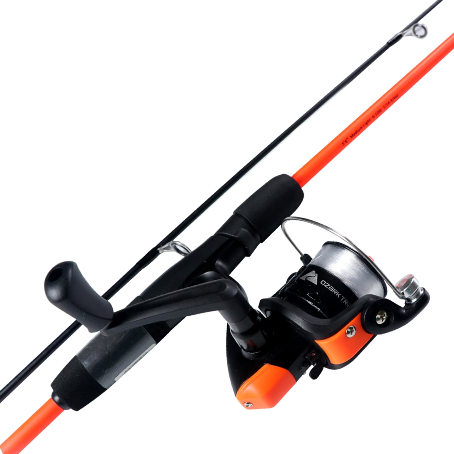 avocat fishing pole 12'ft Fiber Glass Poke DURASNARE free stainless steel guide frames that shed wrapped braided line Kistlers first MITCHELL AVOCAT-6000/802MH 8'MH SPINNING COMBO