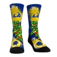 thumbnail image 4 of Unisex Rock Em Socks  Royal Los Angeles Rams TMNT Three-Pack Crew Sock Set, 4 of 4