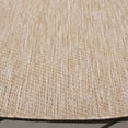 thumbnail image 4 of SAFAVIEH Beach House Jacinth Solid Indoor/Outdoor Area Rug, Natural, 6'7" x 6'7" Round, 4 of 16