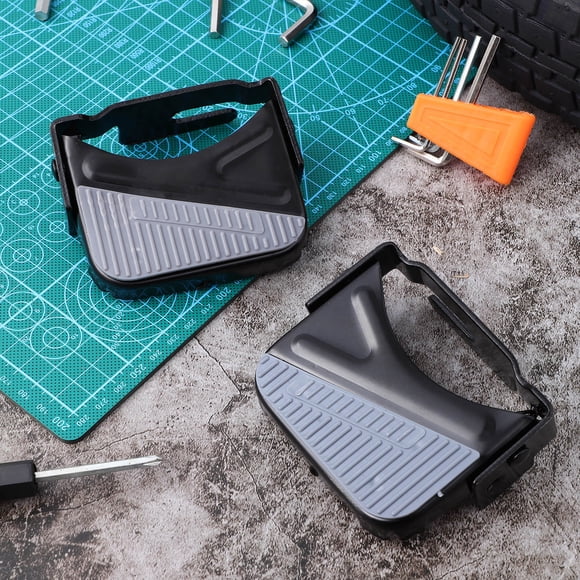 CRAFTHROU 1Par Pedales Para Antideslizantes De Metal Para Electromóvil Y Uso Exterior Color Negro