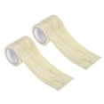 thumbnail image 1 of Unique Bargains Ruban de Réparation à Grain de Bois 2,2 Pieds X 30 Pieds, Patch de Ruban de Réparation Autocollant à Texture Réaliste, Chêne Gris, 1 of 5