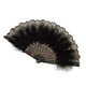 thumbnail image 5 of Accesorios para abanicos de plumas, abanicos de mano estilo flapper para fiestas de té, bailes de graduación, bodas y novias. Negro, 5 of 9