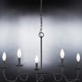 thumbnail image 4 of Luxury Traditional Chandelier, 18H x 30.125W, with Farmhouse Style, Midnight Black, UHP4080 by Urban Ambiance, 4 of 5