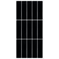 thumbnail image 2 of Stair Treads, Carpet Treads Easy To Clean Polyester Cuttable 15 Pcs  For Home For Office Black White Stripes, 2 of 8