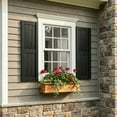 thumbnail image 3 of GVN Louver Shutters with Premium Board and Batten, Window Panel Shutters with Fluted Vertical Lines and Easy Mount for Farmhouse, Home Office, Living Room, Bedroom, Black(14"*39"), 3 of 7