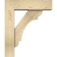 thumbnail image 3 of Ekena Millwork 6"W x 20"D x 24"H Olympic Block Rough Sawn Bracket w/ Offset Brace, Douglas Fir, 3 of 25