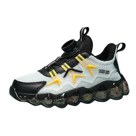 

Kureaily Toddler Boys Trendy Breathable Mesh Light Up Running Shoes With Assorted Colors Shoes for Girls Size 6 Big Girls Shoes for Girls Combo 9.5-10 Years