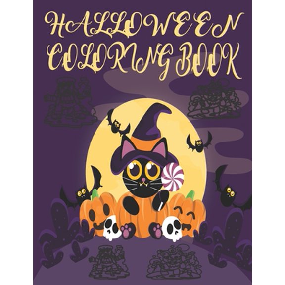 Halloween Coloring Book: Halloween Coloring Book for Halloween lover (Paperback)