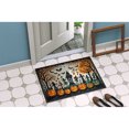thumbnail image 4 of Carolines Treasures DAC2265MAT 18 x 27 in. Unisex Papel Picado Skeletons Spooky Halloween Doormat, 4 of 5