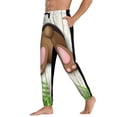 thumbnail image 3 of Kdxio Brown Bunny Pattern Joggers,Sweatpants for Men with Pockets-Small, 3 of 5