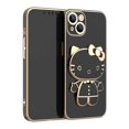 thumbnail image 3 of Hello Kitty Mirror Holder Stand Plating Phone Case For Huawei Mate 10 20 30 40 50 Pro Nova 9 8 7 SE 11 Pro Soft Silicone Cover, 3 of 5