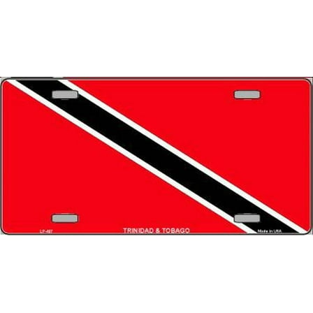 Trinidad and Tobago Flag License Plate