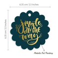 thumbnail image 6 of Inkdotpot Gold Foil Paper Hang Tags Jingle All The Way Christmas Favor Tags 100 Pieces, 6 of 7
