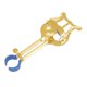 thumbnail image 1 of Trumpet Trombone Sheet Music Clip Marchings Bands Holder Trumpet Lyre Clamp Metal Music Stand for Practicing Beginners, 1 of 4